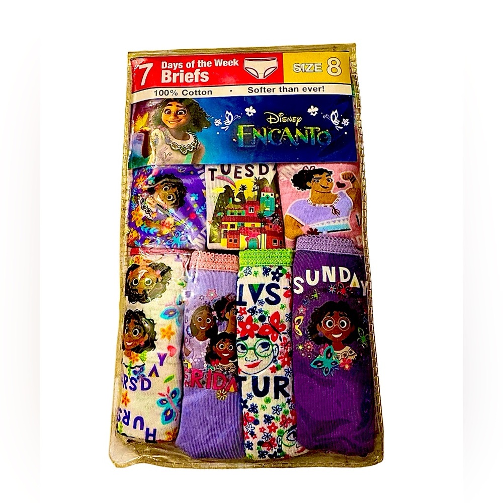 Disney’s Encanto Girls' Colorful Briefs Set